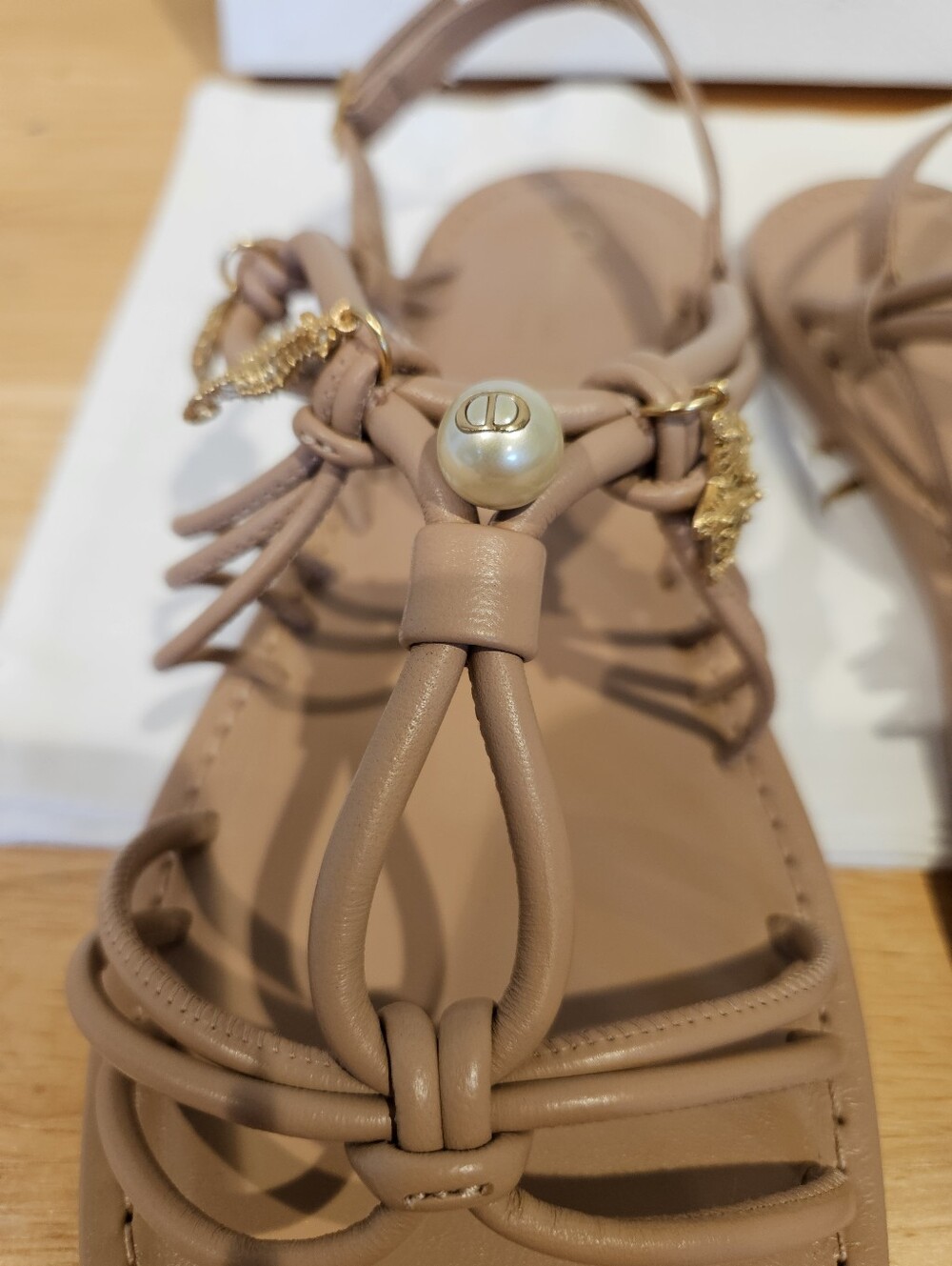 Christian Dior Dioriviera Sandals Size 38.5 New - Picture 5 of 11